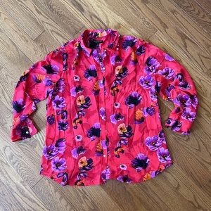 Banana Republic floral blouse🌸